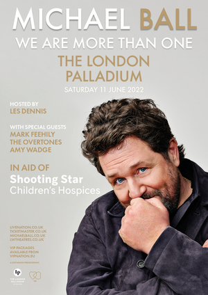 Les Dennis Will Host Michael Ball's London Palladium Show In Aid Of Shooting Star Children's Hospices 