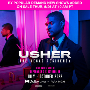 Usher Adds Two Dates to Headlining Las Vegas Residency at Park MGM Image