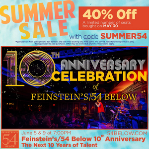 Andrew Barth Feldman, Taylor Iman Jones, Desi Oakley & More to Star in Feinstein's/54 Below 10th Anniversary Concerts 