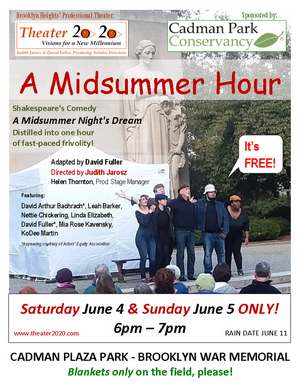 Theater 2020 to Present Free Outdoor Event A MIDSUMMER HOUR Image