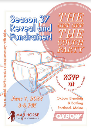 Mad Horse Theatre Company to Host GET OFF THE COUCH PARTY SEASON REVEAL AND FUNDRAISER 