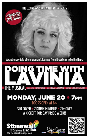 DOING TIME WITH LAVINIA: THE MUSICAL to be Presented at The Stonewall Inn 
