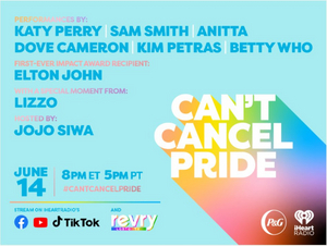 Dove Cameron, Katy Perry & More Join CAN'T CANCEL PRIDE Livestream Concert 