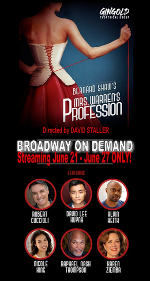MRS. WARREN'S PROFESSION Starring Karen Ziemba & Robert Cuccioli to Stream on Broadway on Demand 