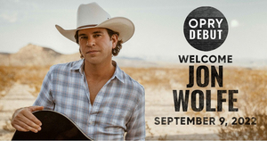Jon Wolfe Announces His Grand Ole Opry Debut 