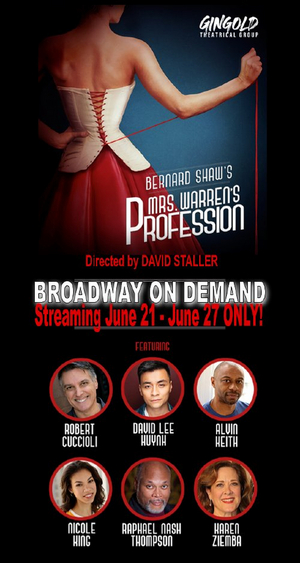 MRS. WARREN'S PROFESSION Starring Karen Ziemba & Robert Cuccioli to Stream On Demand 