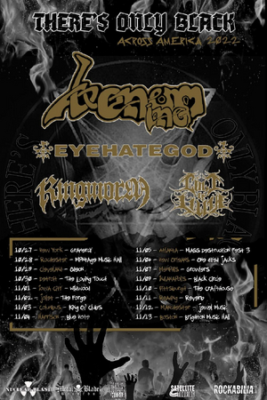 EYEHATEGOD Joins Venom Inc For 'There's Only Black Across America' 2022 Tour Image