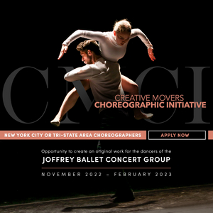 The Joffrey Ballet Concert Group Announces Creative Movers Choreographic Initiative 