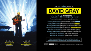 AN EVENING WITH DAVID GRAY Announces Second Fremantle Show and New Brisbane Tickets 