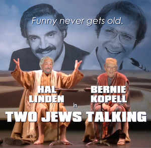 TV Legends Hal Linden And Bernie Kopell Team Up For TWO JEWS, TALKING Off Broadway This Summer 