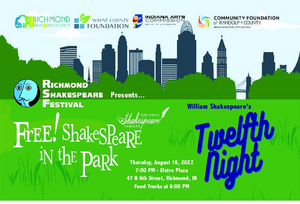 Richmond Shakespeare Festival Presents Cincinnati Shakespeare's Tour Of TWELFTH NIGHT, August 18 