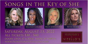 SONGS IN THE KEY OF SHE Comes to Feinstein's at Vitello's in August Image