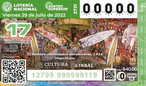 La Secretaría De Cultura, El Inbal Y Lotería Nacional Celebran Centenario Del Muralismo Mexicano Con Sorteo Superior Image
