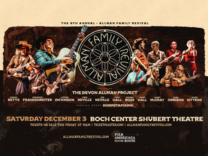 THE ALLMAN FAMILY REVIVAL Tour Returns To Beacon Theatre Image