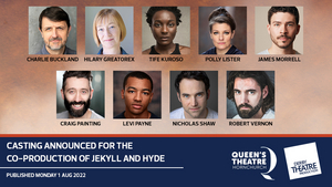 Cast Announced For JEKYLL AND HYDE at Derby Theatre and Queen's Theatre Hornchurch 