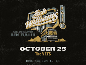 Zach Williams Comes to the VETS in Providence in October Image