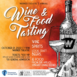Wine & Food Tasting Returns to the Warner in October Image