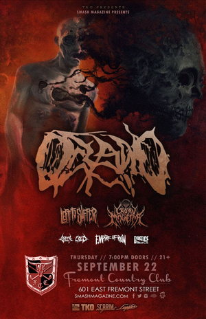 Smash Magazine Presents OCEANO At Fremont Country Club, September 22 Image