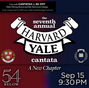 The Harvard-Yale Cantata plays 54 Below Next Month 