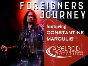 Constantine Maroulis Will Sing Foreigner and Journey at Axelrod Performing Arts Center 