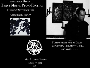 NYC Content Creator Alexander Haber Will Hold an Art Show and Heavy Metal Piano Recital Next Month  Image