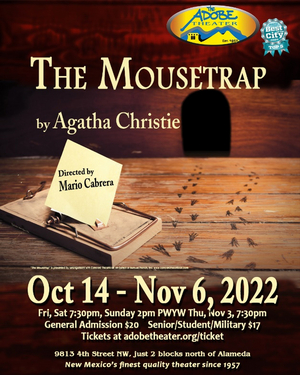 The Adobe Theater to Present THE MOUSETRAP in October Image