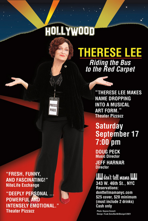 Therese Lee to Present Encore Performance of RIDING THE BUS TO THE RED CARPET at Don't Tell Mama in September 