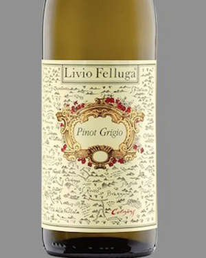 LIVIO FELLUGA Pinot Grigio 2019-A Delightful White Wine 
