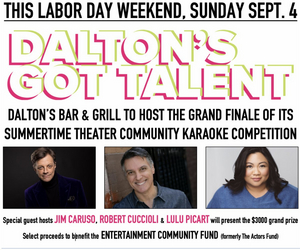 Jim Caruso, Robert Cuccioli, and Lulu Picart Present $3000 Prize at DALTON'S GOT TALENT  Karaoke Finale 