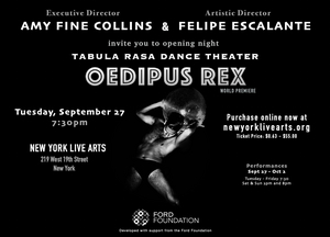 Tabula Rasa Dance Theater OEDIPUS REX Reimagines 2020 Pandemic Nightclub At New York Live Arts 