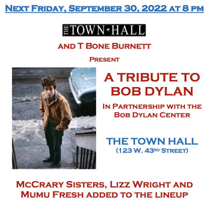 The McCrary Sisters, Lizz Wright and Mumu Fresh Join A TRIBUTE TO BOB DYLAN at The Town Hall  Image