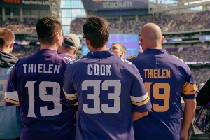 Interview: Adam Thielen of MINNESOTA VIKINGS at US Bank Stadium 