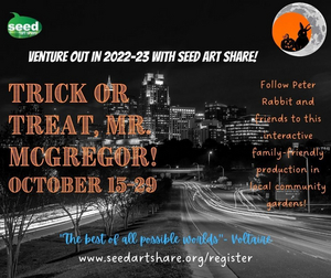 Seed Art Share Presents TRICK OR TREAT, MR. MCGREGOR! Image