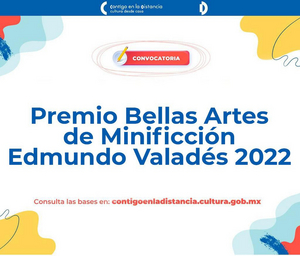 Abren convocatoria del Premio Bellas Artes de Minificción Edmundo Valadés 2022 