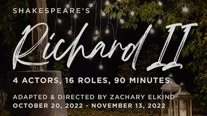 Four-Actor RICHARD II At Luna Stage Starts October 20 Image