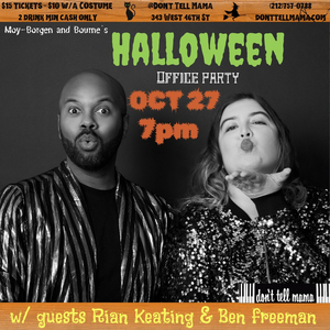 MOY-BORGEN & BOURNE'S OFFICE PARTY - HALLOWEEN PARTY Announced At Don't Tell Mama 