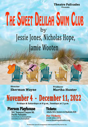 Theatre Palisades to Present THE SWEET DELILAH SWIM CLUB Beginning in November 
