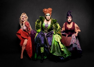 Interview: Scarlet, Tina, Alexis, Blake of WITCH PERFECT: LIVE SINGING DRAG SHOW (TINA BURNER, SCARLET ENVY, AND ALEXIS MICHELLE) at The Brave New Workshop Comedy Theatre 