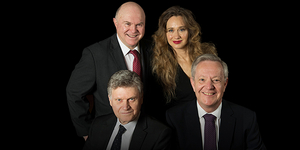 The Wharf Revue Team Is LOOKING FOR ALBANESE In QPAC's Playhouse Image