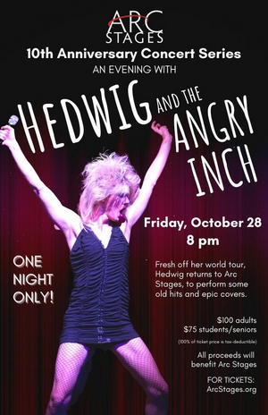 Arc Stages Presents An Evening With HEDWIG AND THE ANGRY INCH Concert Next Week 