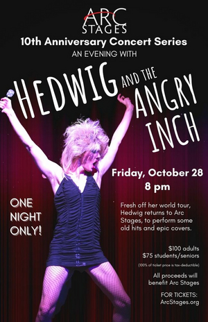 Arc Stages Presents An Evening With HEDWIG AND THE ANGRY INCH Concert Next Week Image