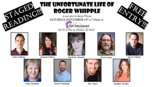 Kevin Wiczer's THE UNFORTUNATE LIFE OF ROGER WHIPPLE Will Have Staged Reading at TEPA Warehouse Theater Image