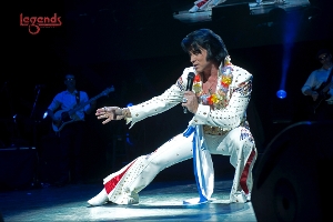 Feature: Elvis is BACK IN THE BUILDING being performed at Tropicana Las Vegas 