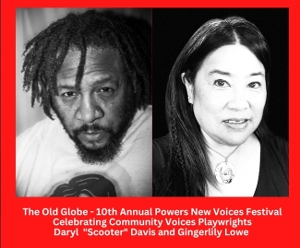 Interview: Playwrights Gingerlily Lowe And Daryl ”Scooter” Davis talk about their plays at the CELEBRATING COMMUNITY VOICES at The Old Globe 