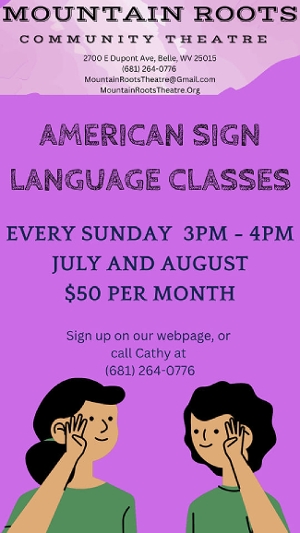 Mountain Roots Community Theatre announces ASL Performances and Classes, Full 2023 Show Lineup Released Image