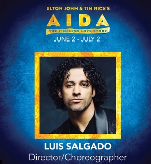 Interview: Luis Salgado of AIDA at STAGES St. Louis In The Ross Family Theater At The Kirkwood Performing Arts Center 