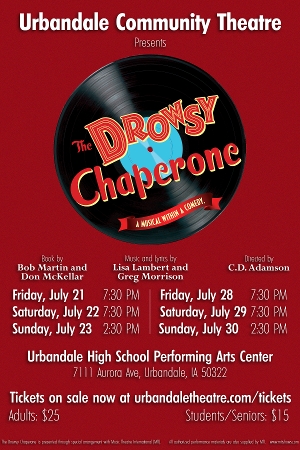 Feature: THE DROWSY CHAPERONE at Urbandale Community Theatre Image