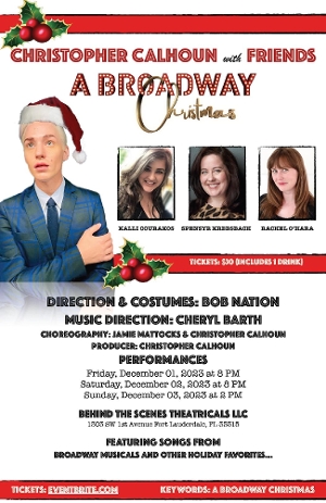 South Florida Cabaret Artist Christopher Calhoun Presents A BROADWAY CHRISTMAS Image
