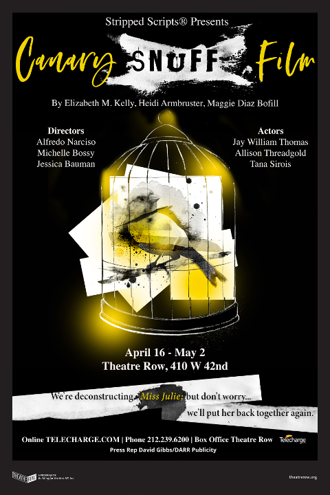 CANARY SNUFF FILM Announced At Theatre Row From Stripped Scripts Theater Co. Image