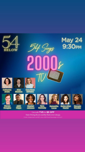 54 Below to Present 54 SINGS 2000s TV Next Month Image